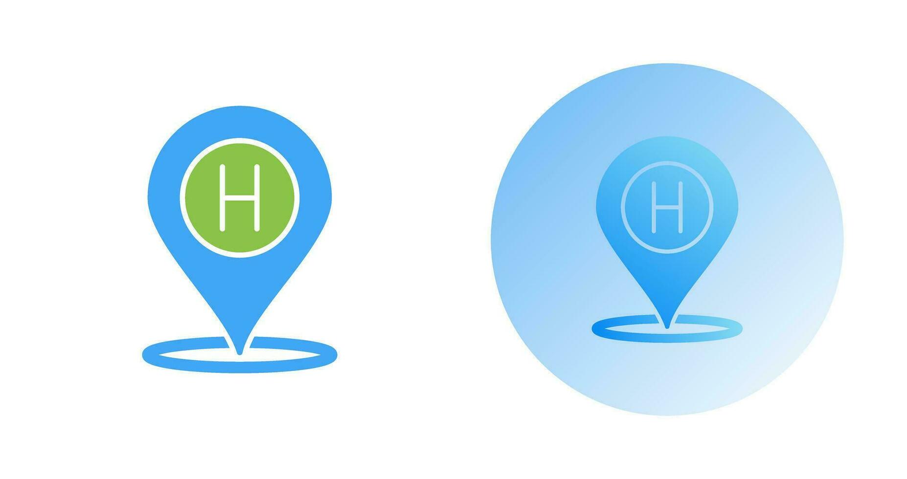 Hotel Location Vector Icon