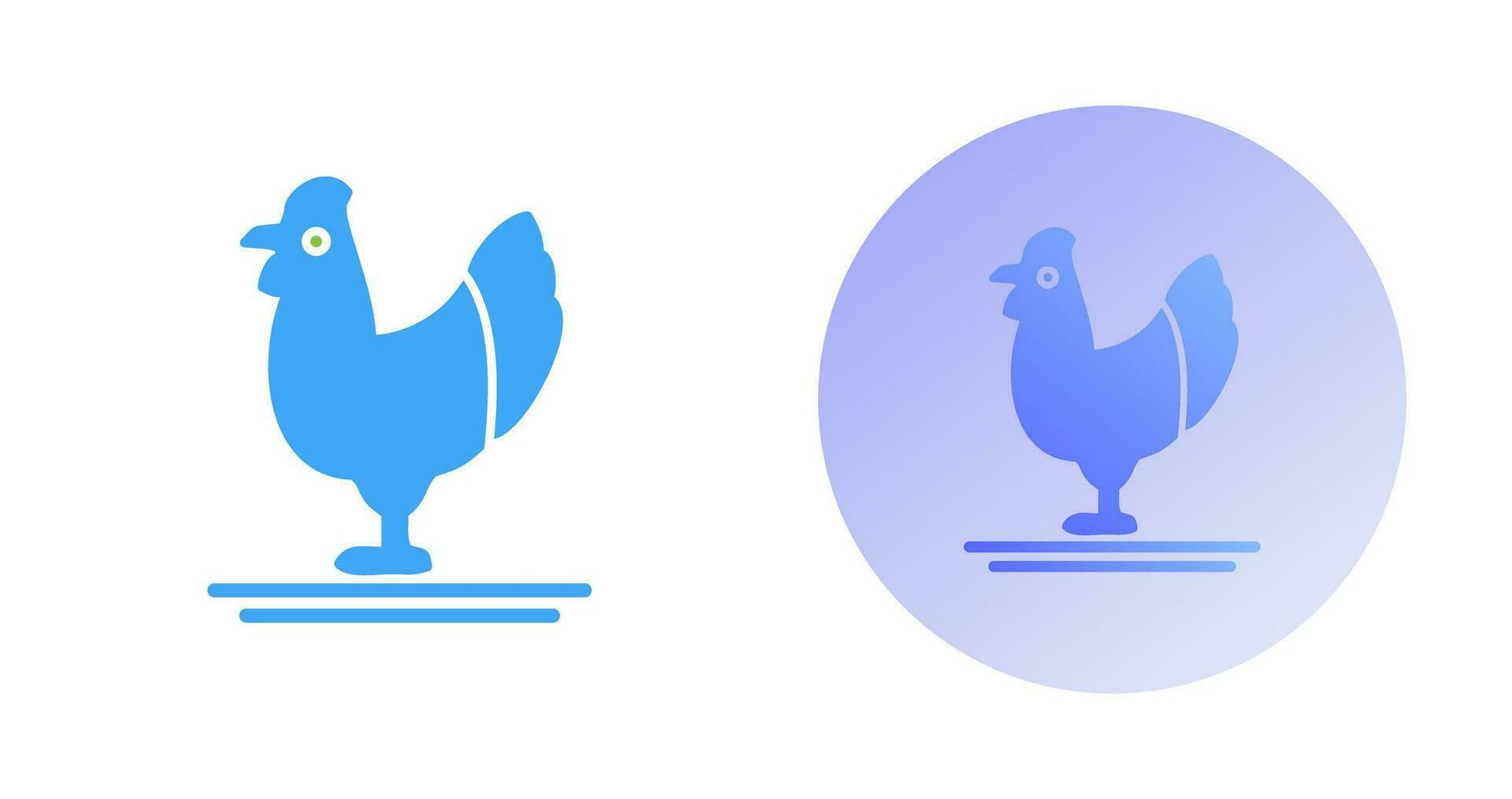 icono de vector de aves de corral