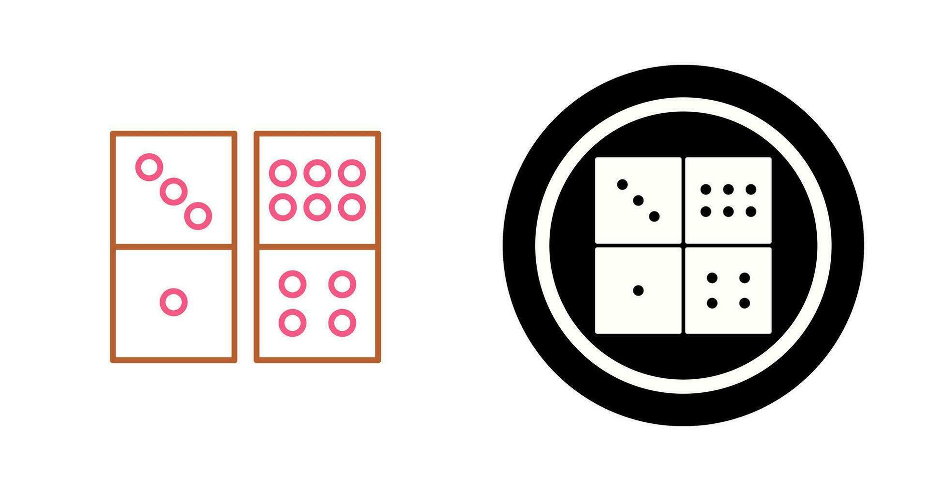 Domino Game Vector Icon