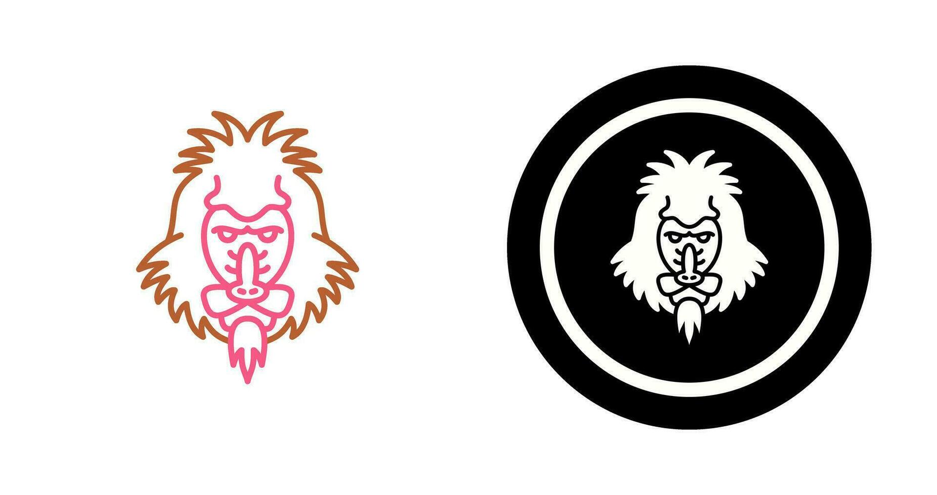 Mandrill Vector Icon
