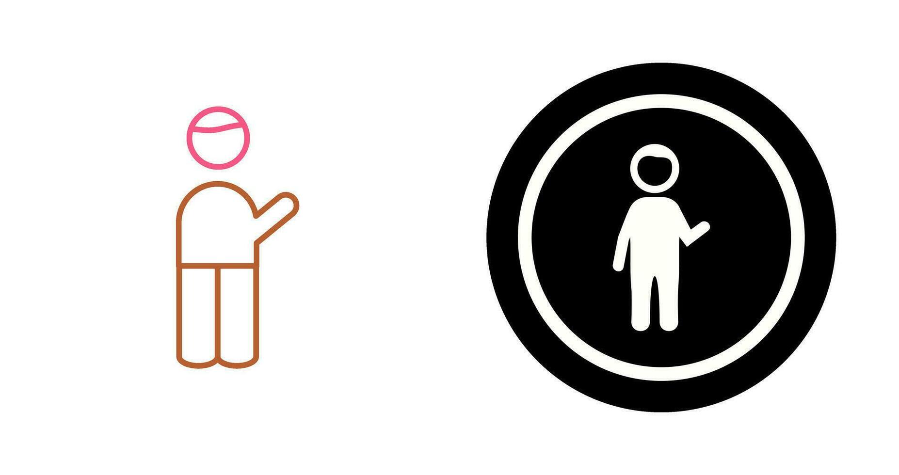 Museum Guide Vector Icon