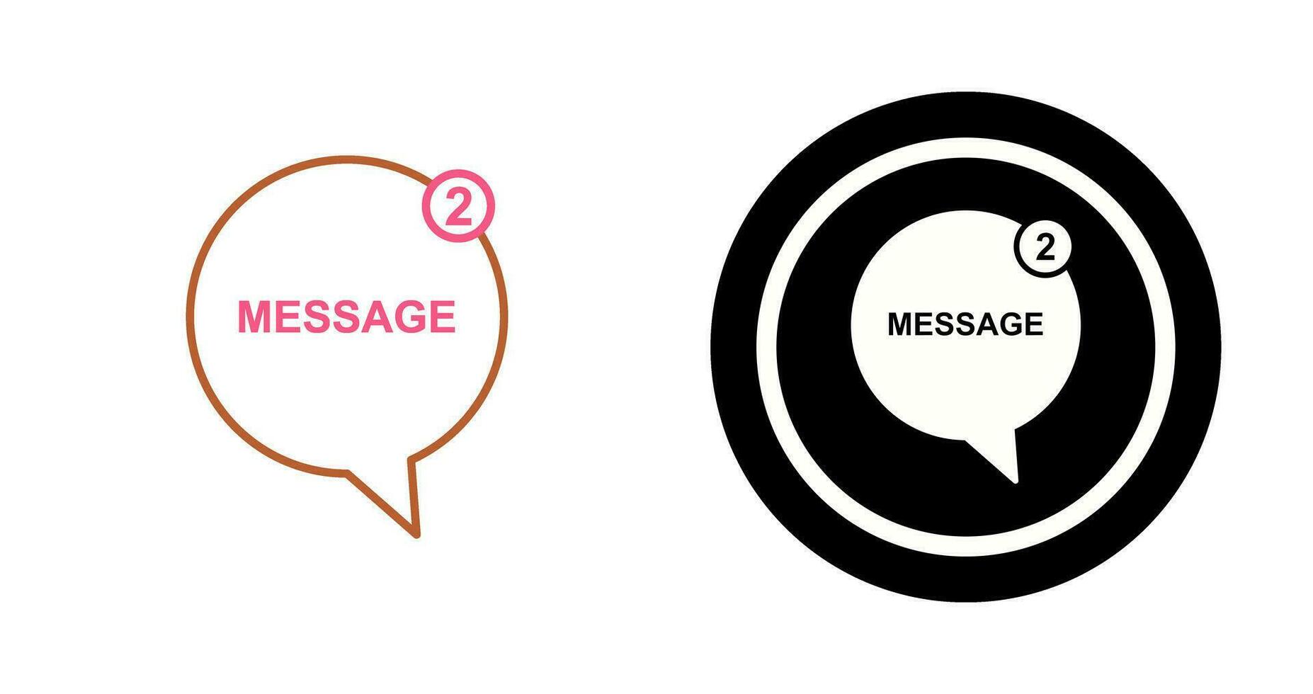 Message Bubbles Vector Icon