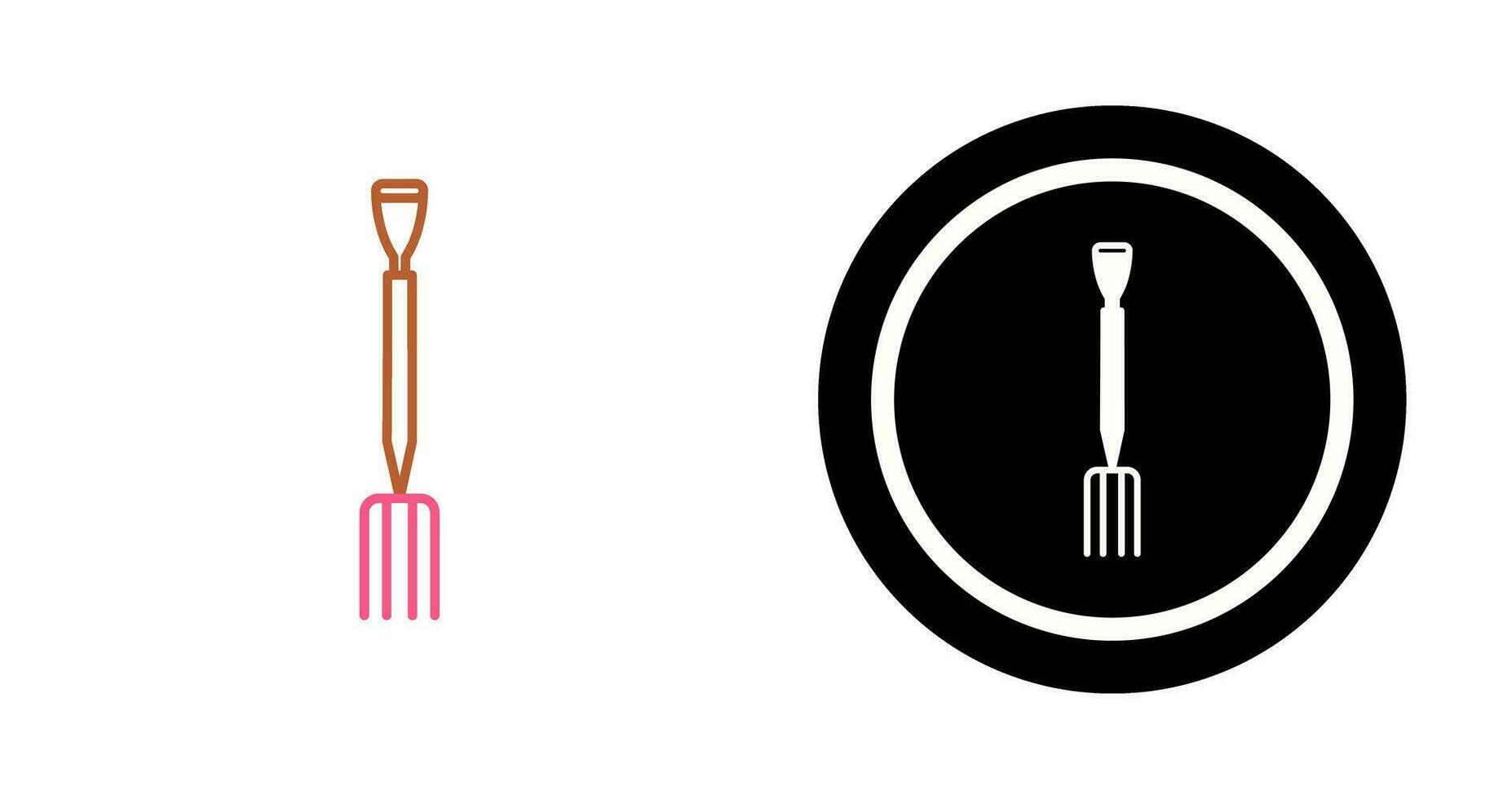 Gardening Fork Vector Icon