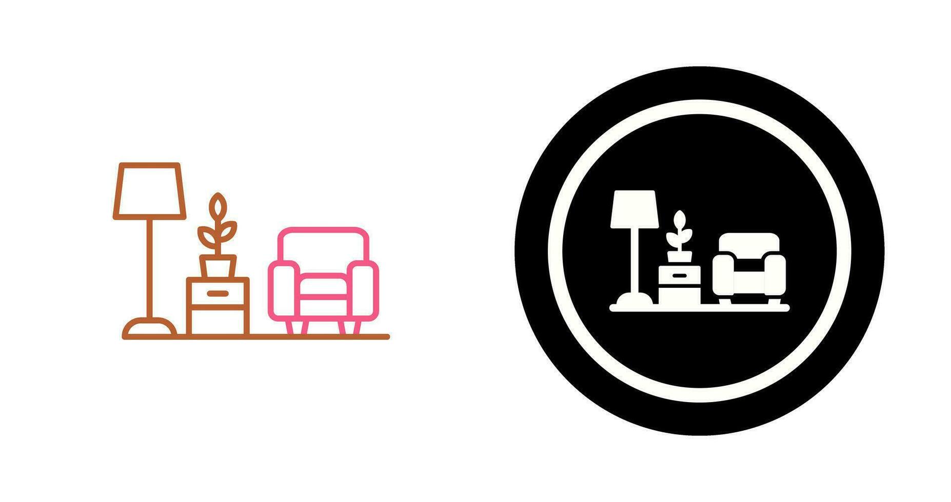 Living Room Vector Icon