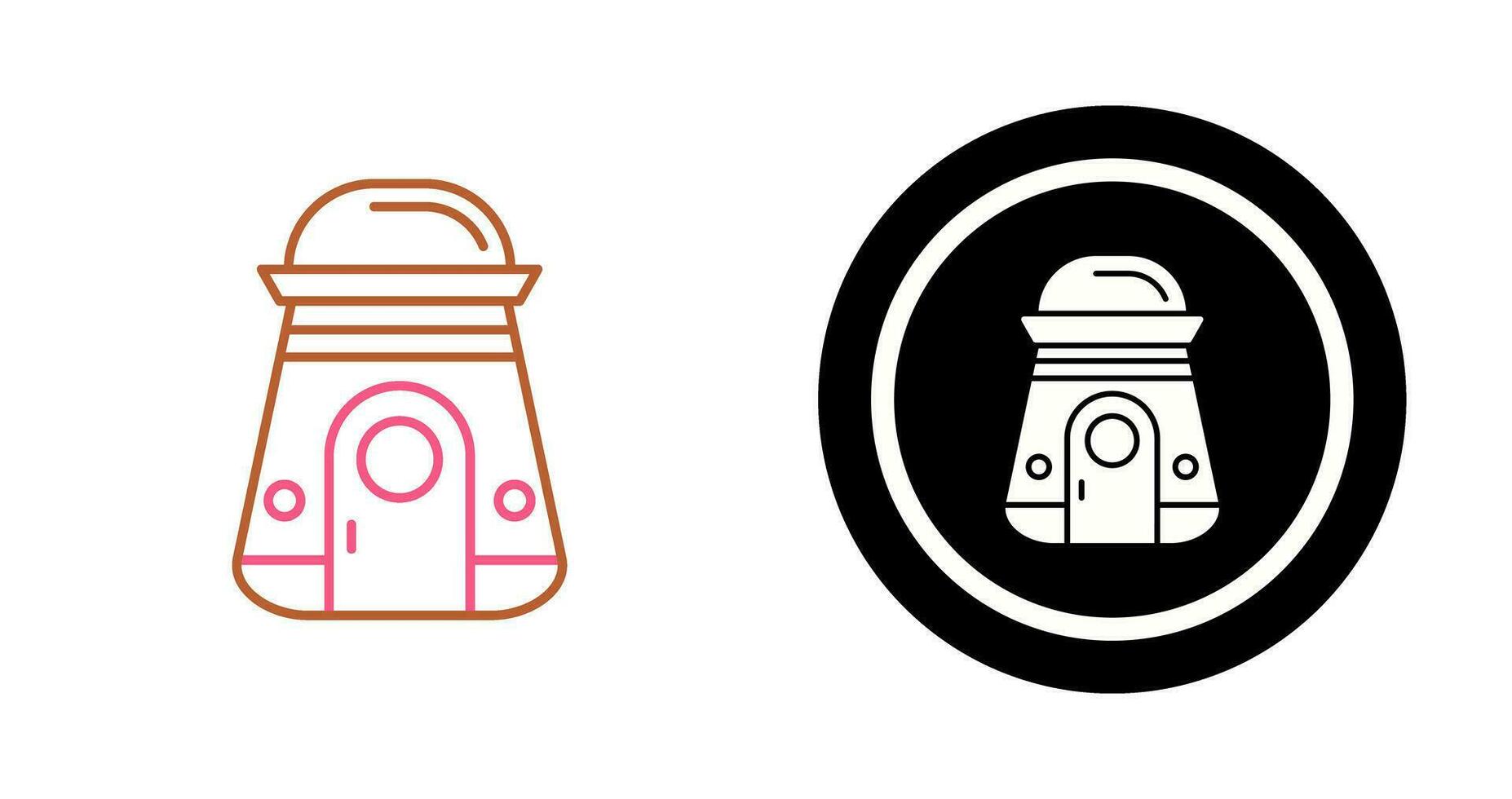 Space Capsule Vector Icon