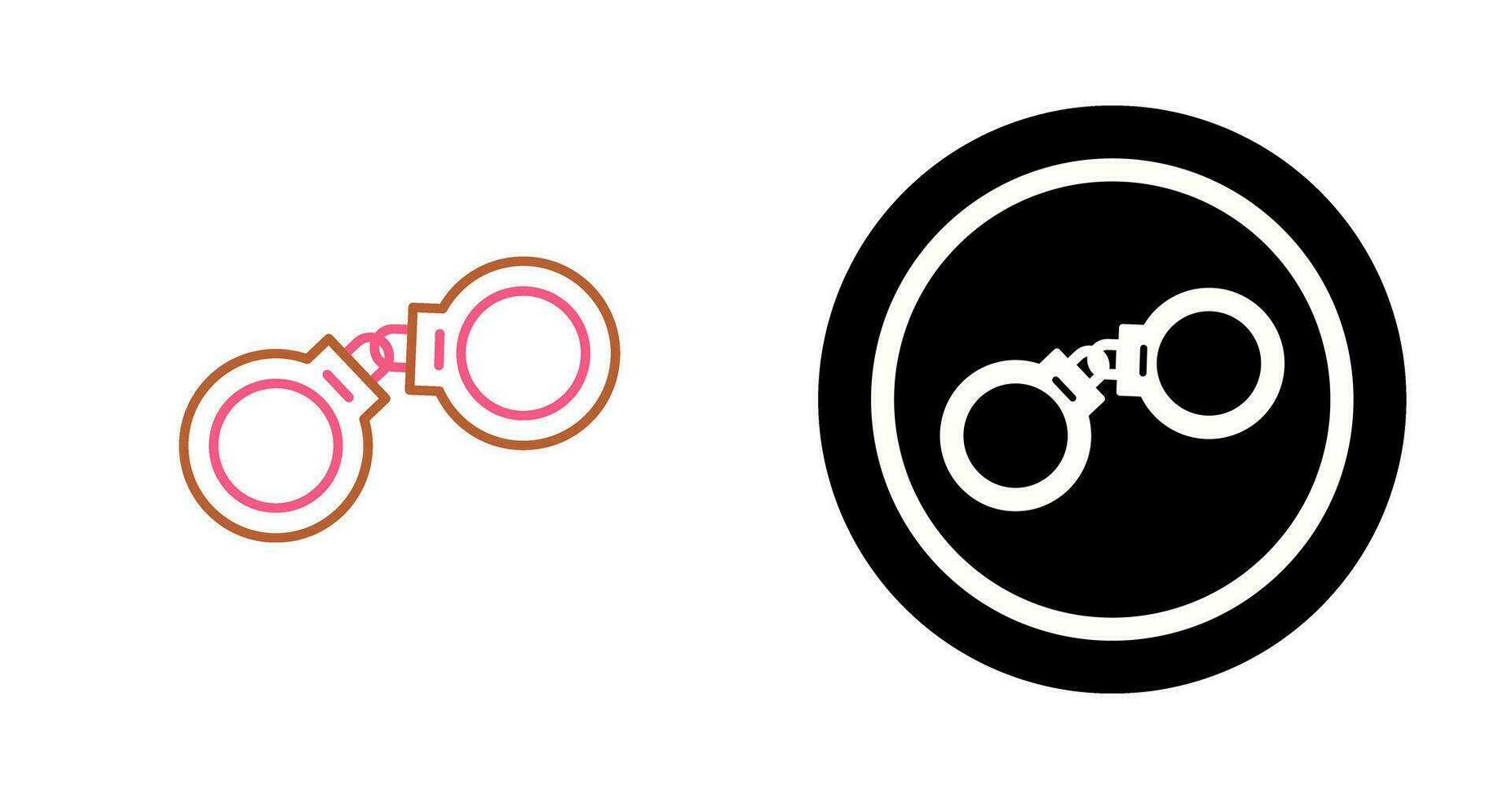 Handcuffs Vector Icon