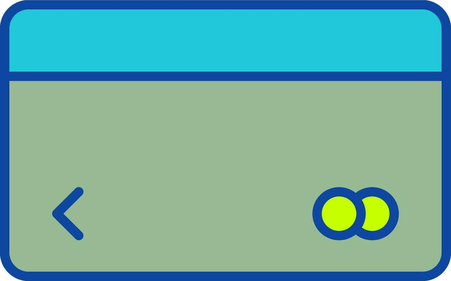 Unique Credit Card Vector Icon