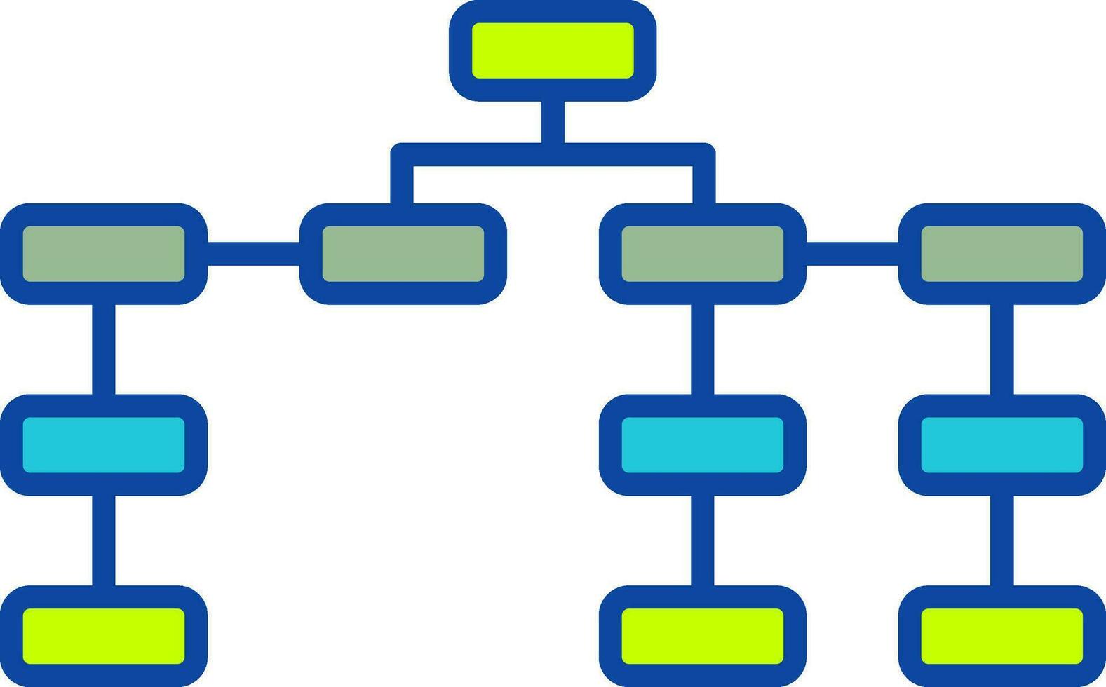 Unique Seo Structure Vector Icon