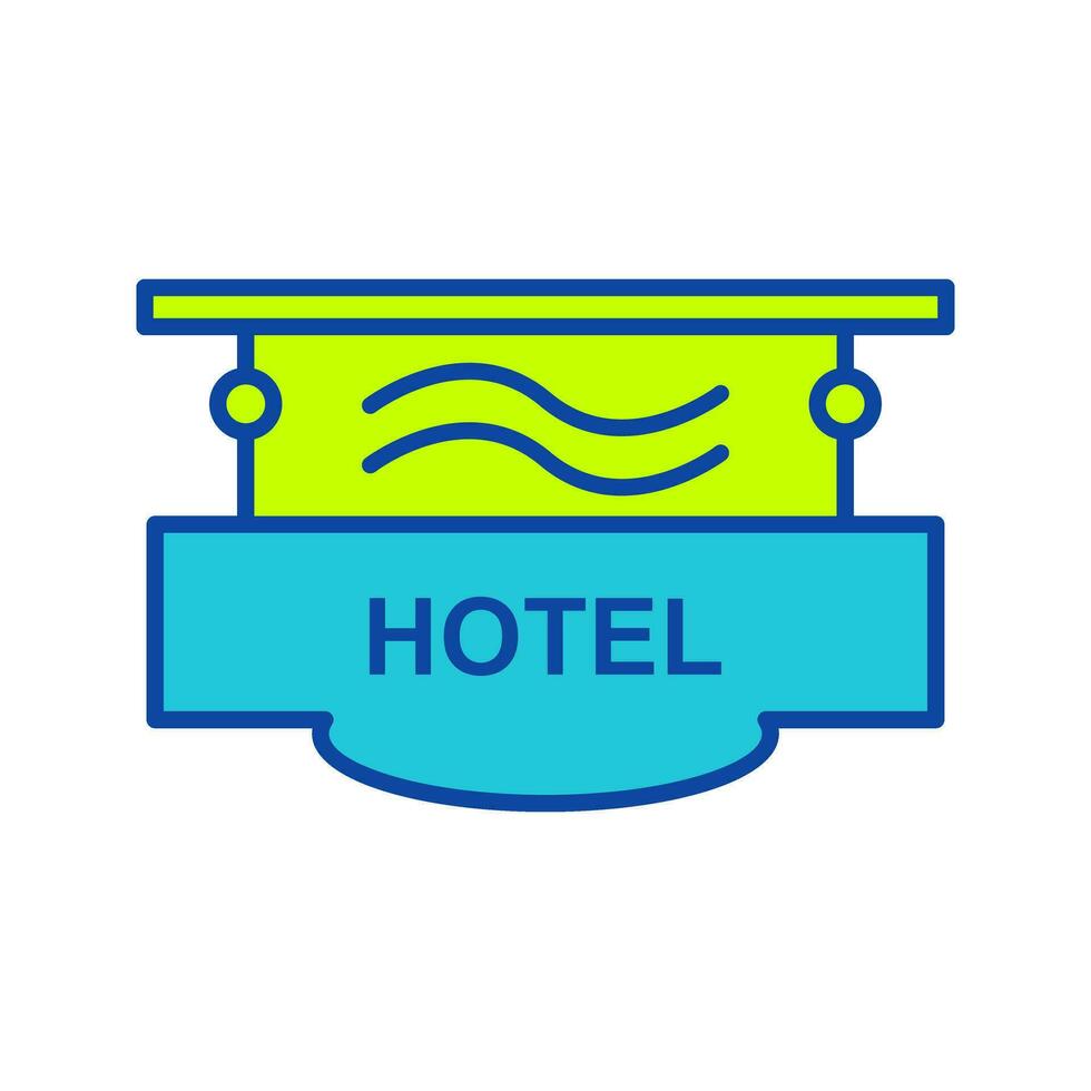 Hotel Sign Vector Icon