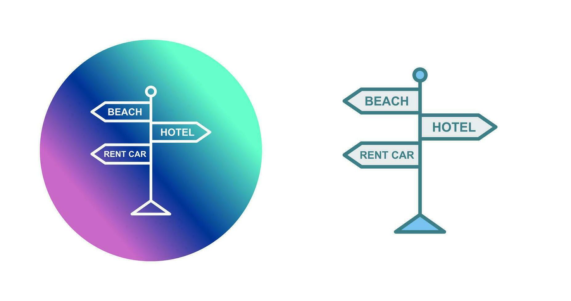 Signboard Vector Icon