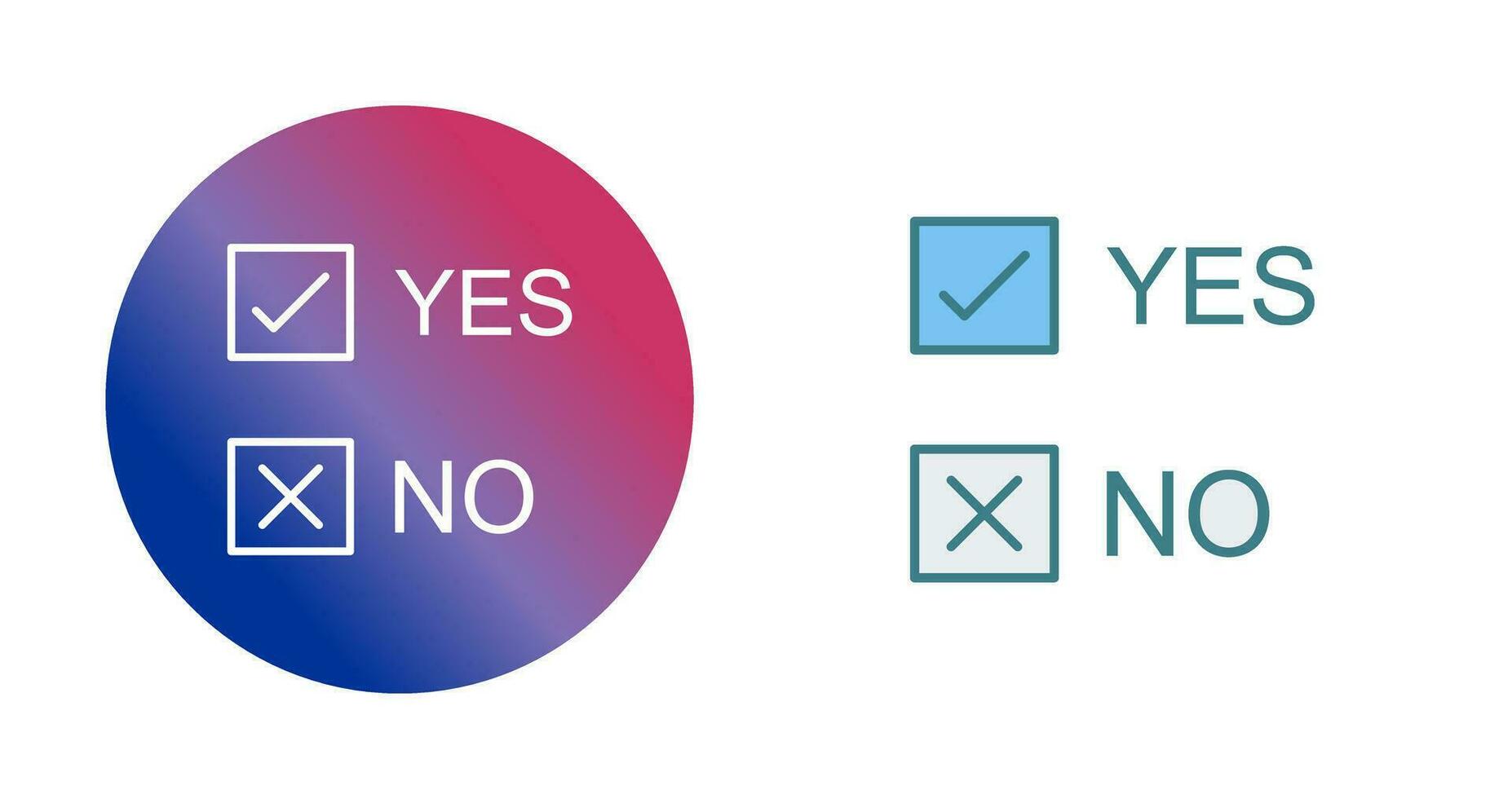 Yes No Option Vector Icon 31500382 Vector Art at Vecteezy