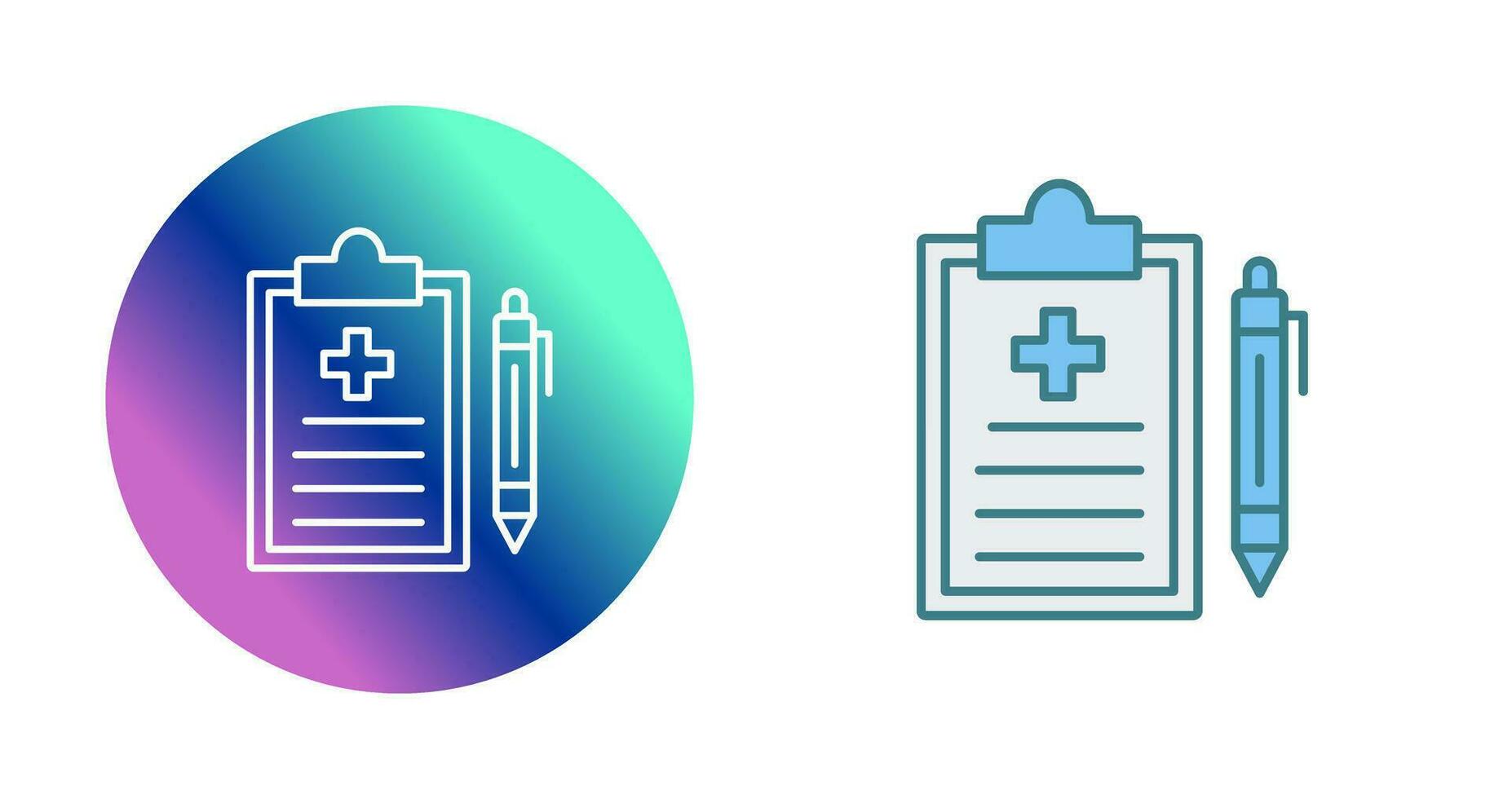 Medical Record Vector Icon