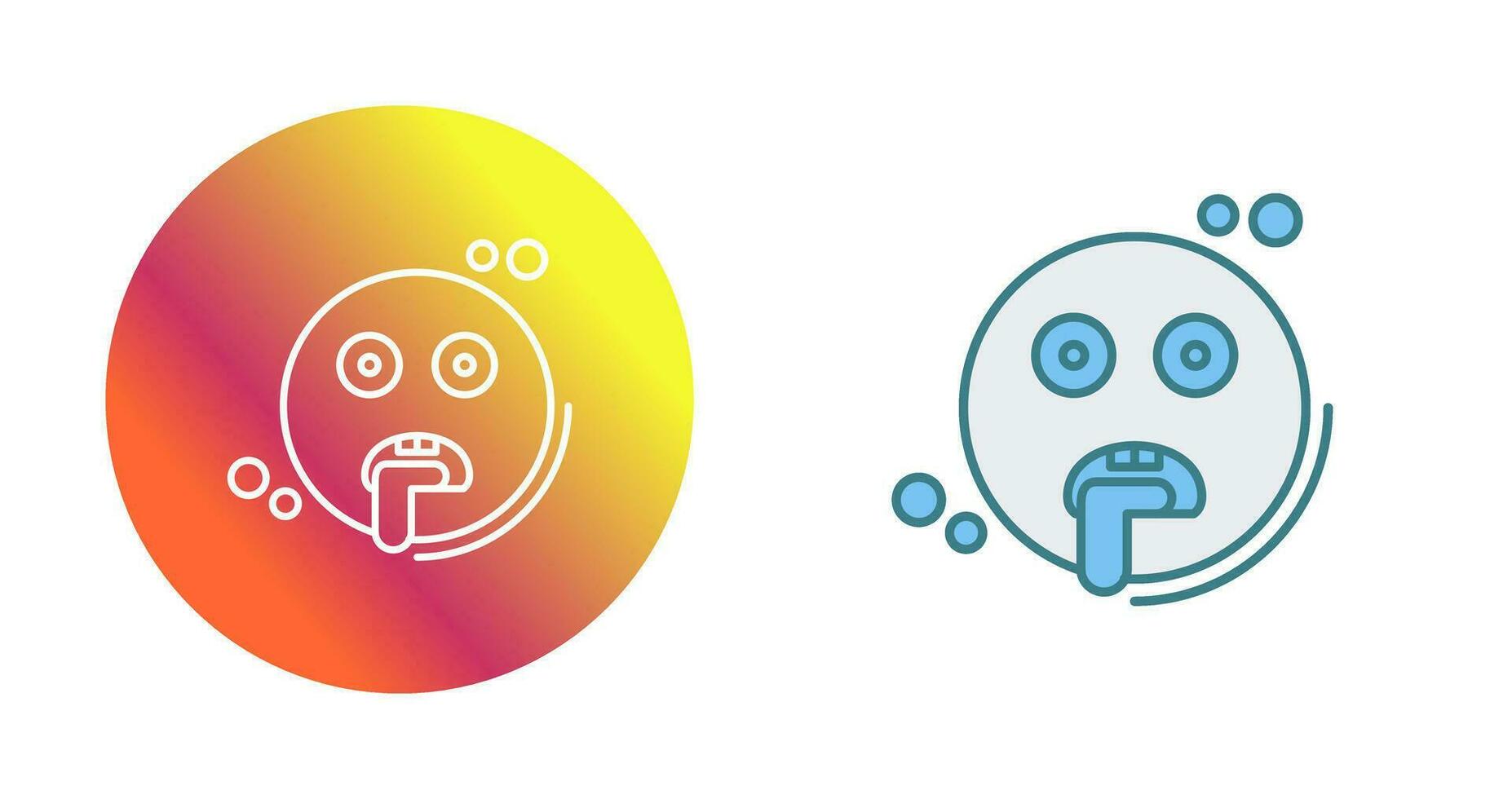 Drooling Vector Icon