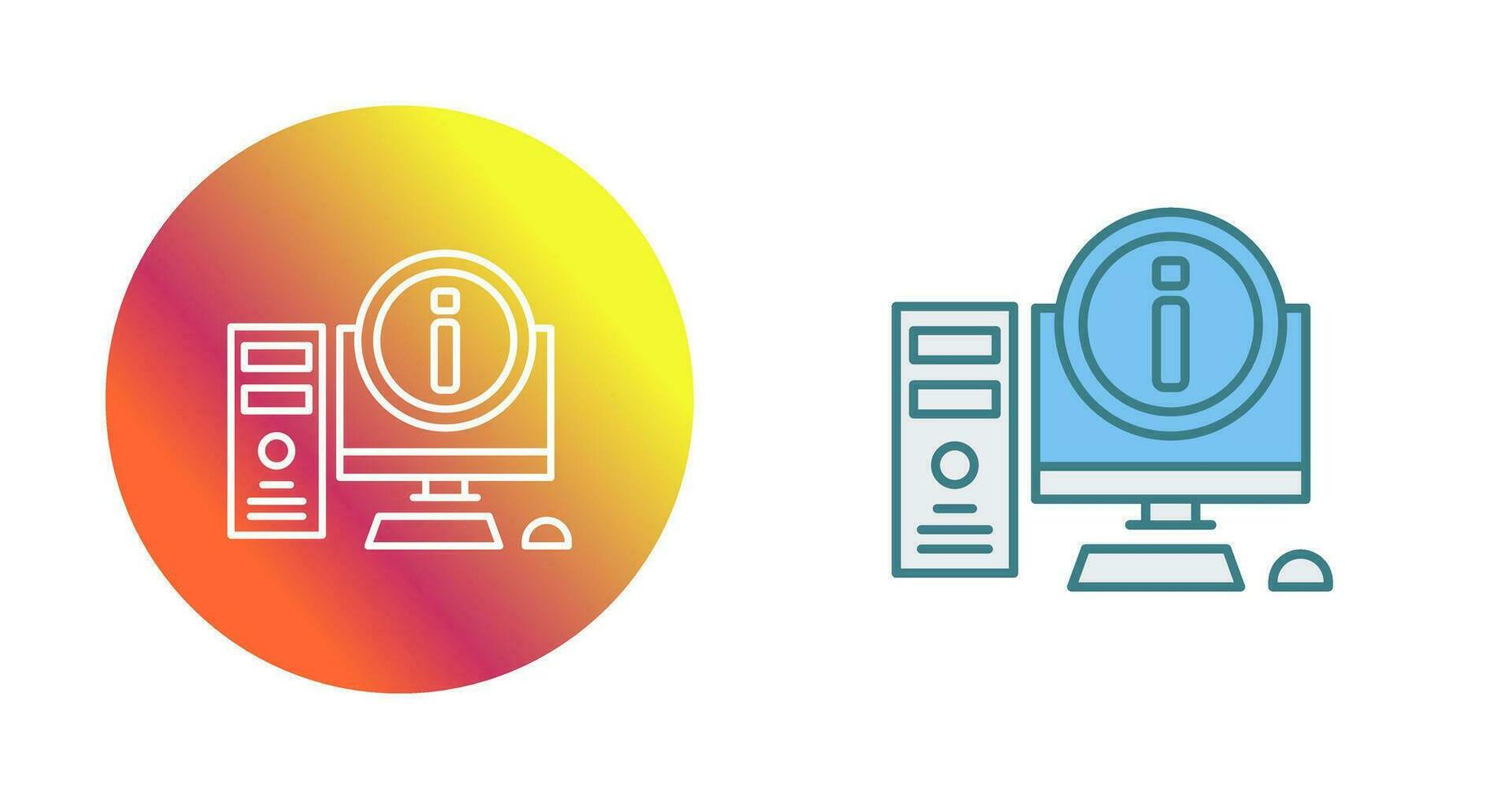 Computer Vector Icon