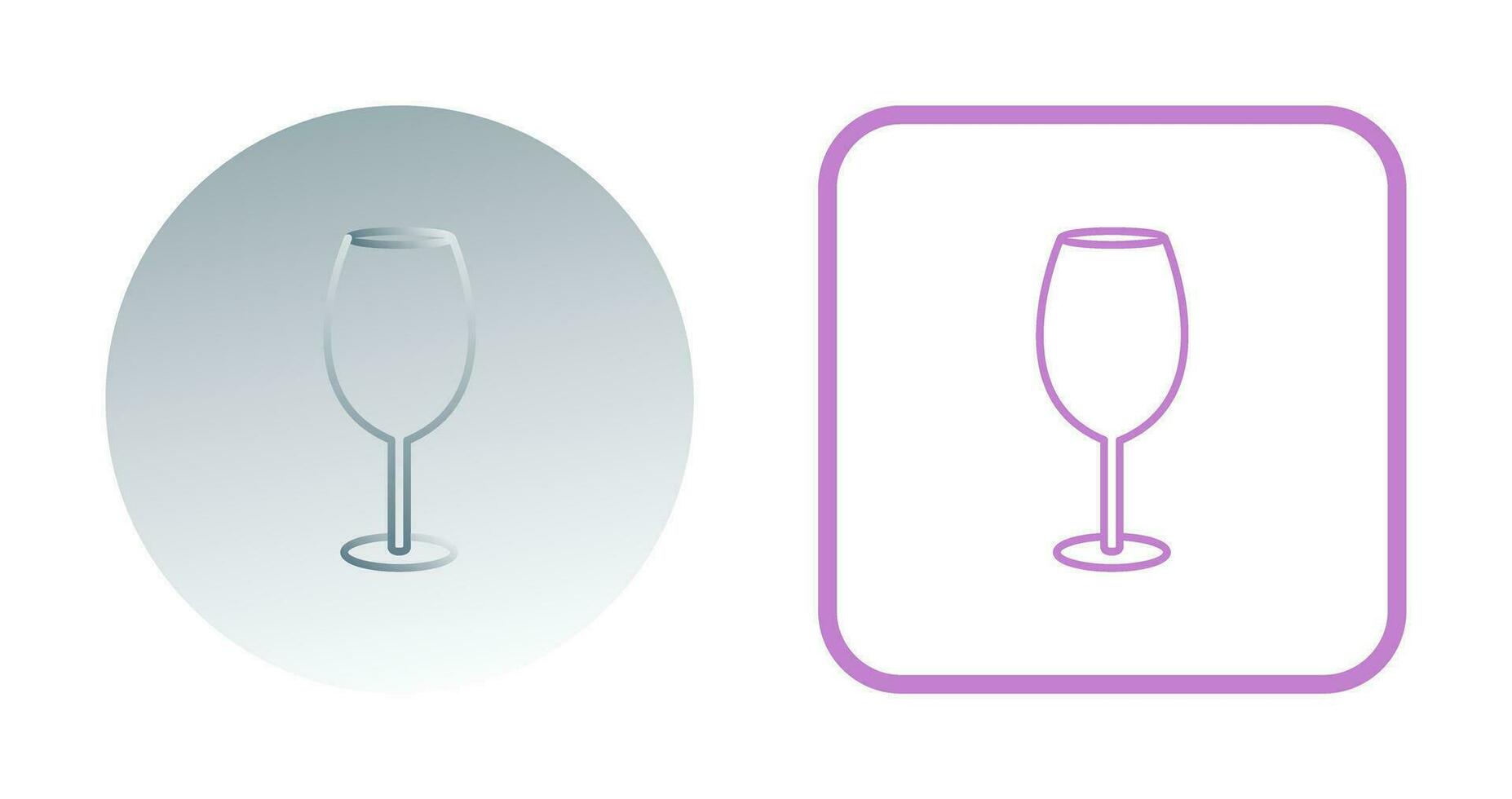 icono de vector de copa de vino