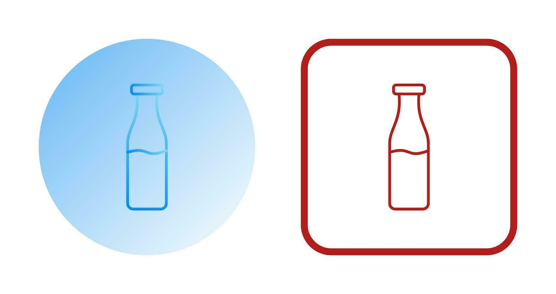 Milk Bottle Vector Icon