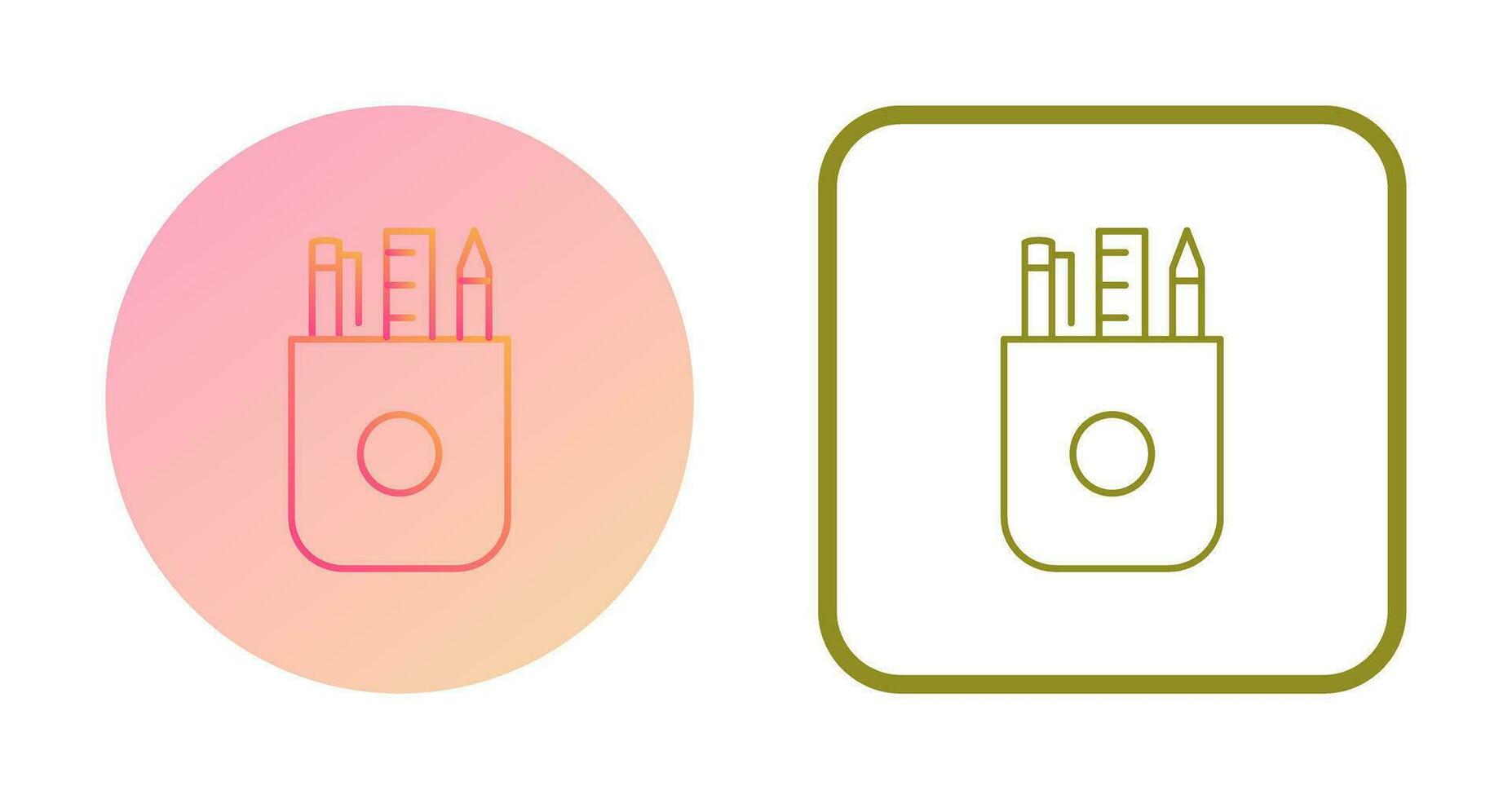 Unique Stationery Vector Icon