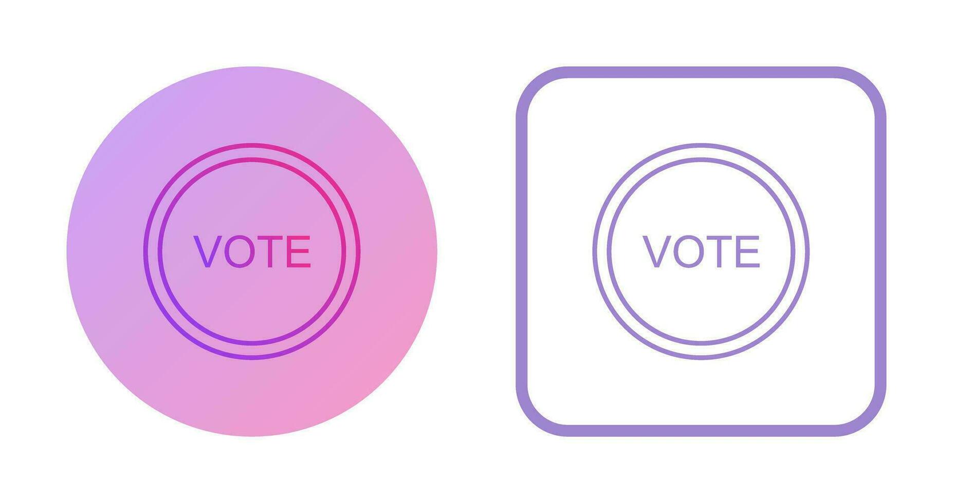 Vote Link Vector Icon