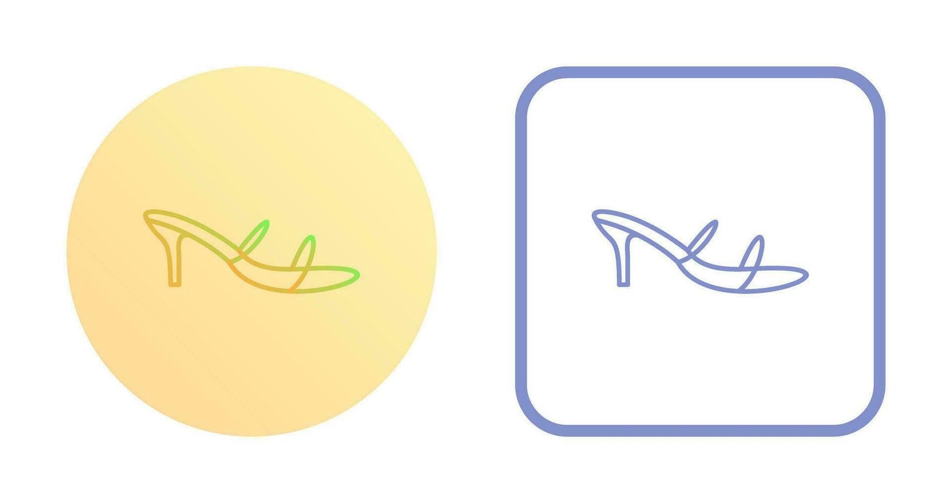 Stylish Sandals Vector Icon