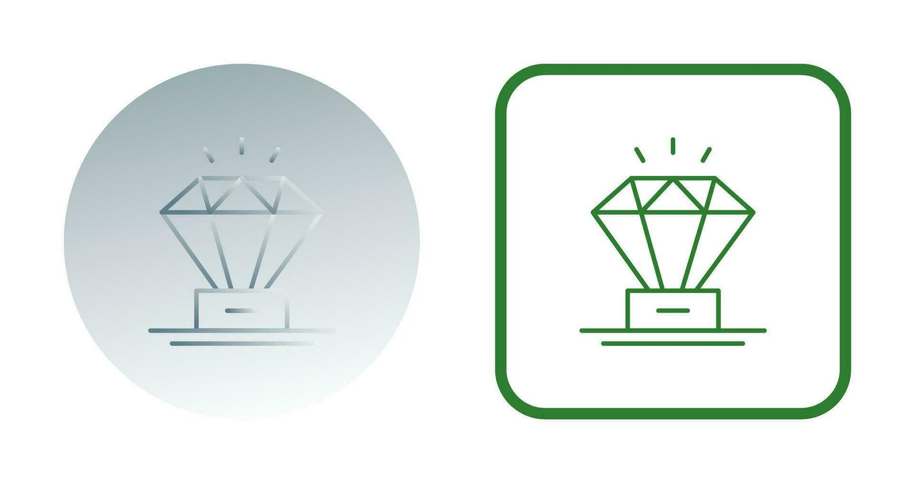 icono de vector de diamante