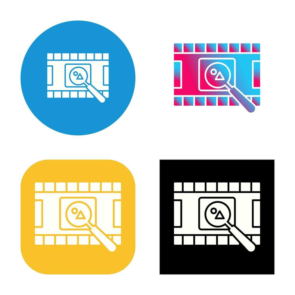 Unique Find Picture Vector Icon