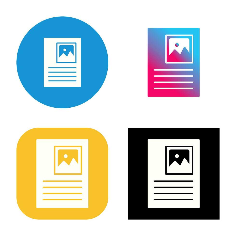 Picture Attachment Vector Icon