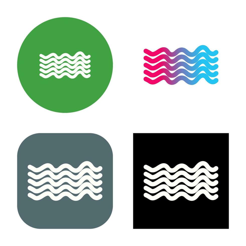Magnetic Waves Vector Icon
