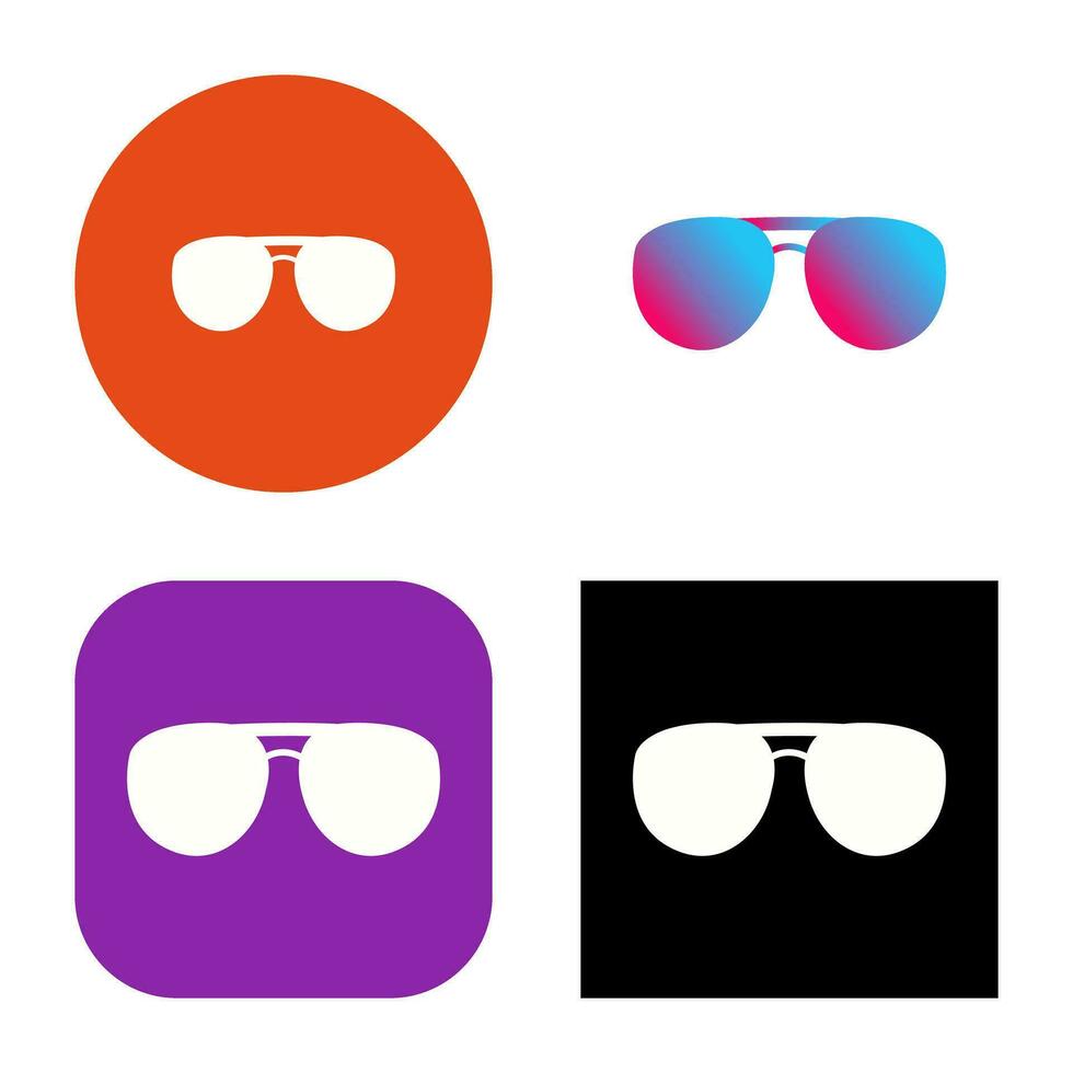 Unique Glasses Vector Icon