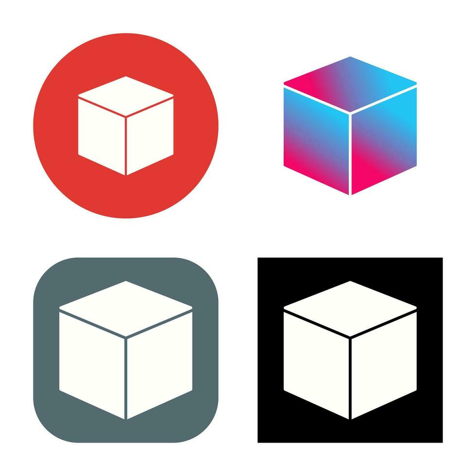 Cubic Design Vector Icon