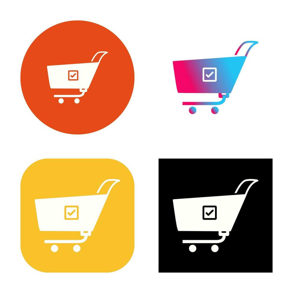 Unique Confirm Order Vector Icon