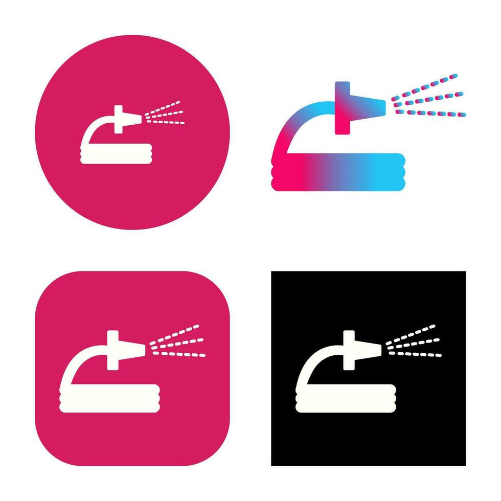 Unique Spraying Water Vector Icon
