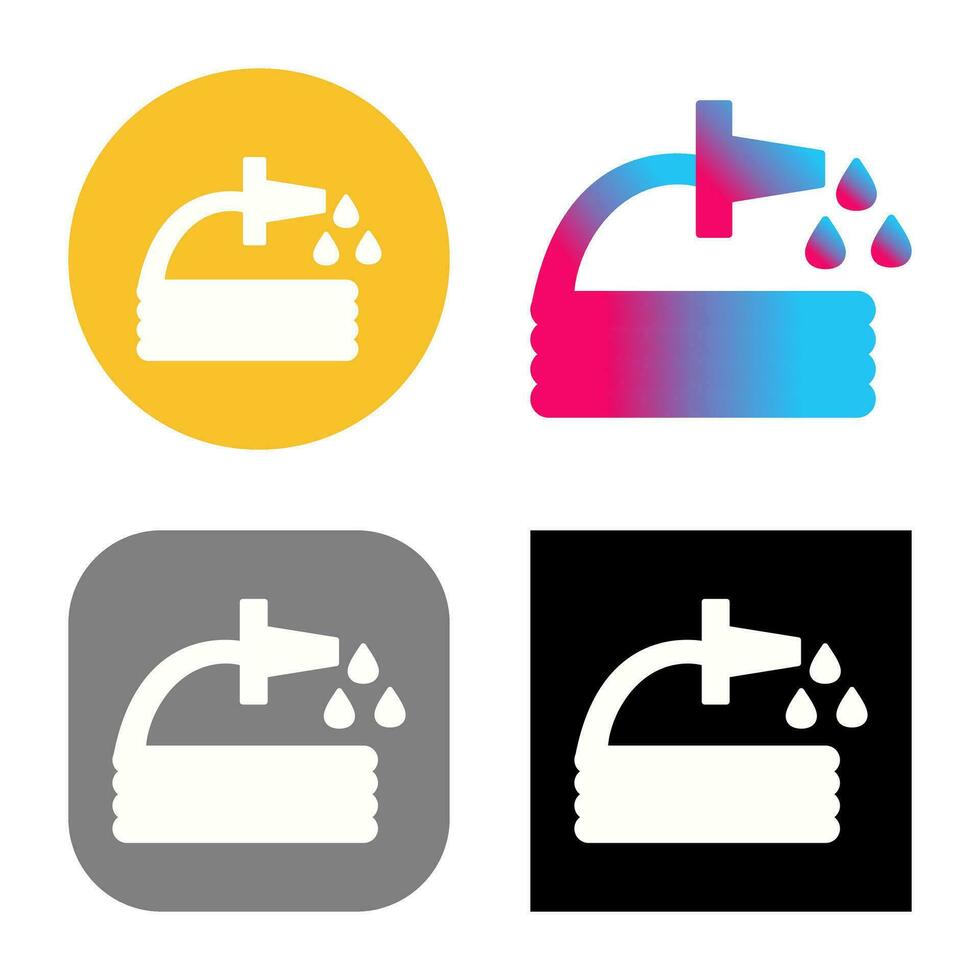 Unique Water Hose Vector Icon