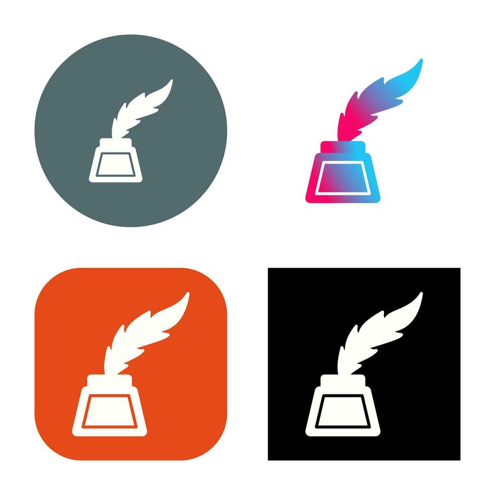 Inkwell Vector Icon