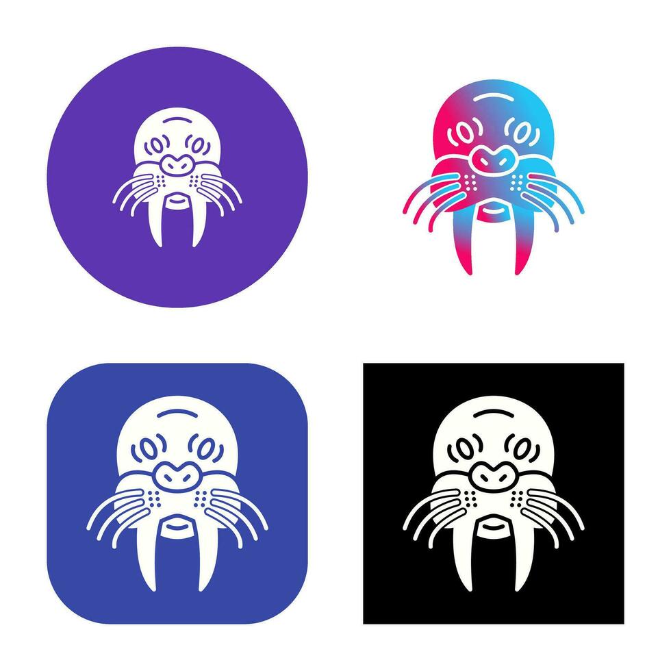 Walrus Vector Icon