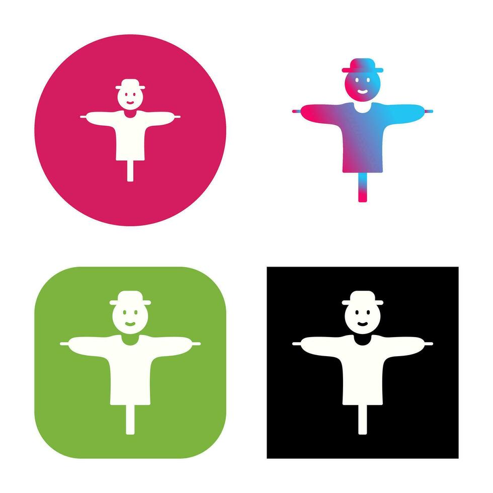 Scare Crow Vector Icon