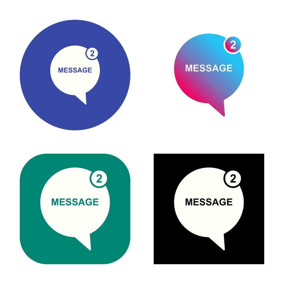 Message Bubbles Vector Icon