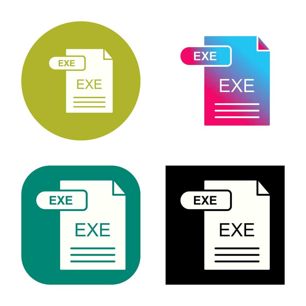 EXE Vector Icon