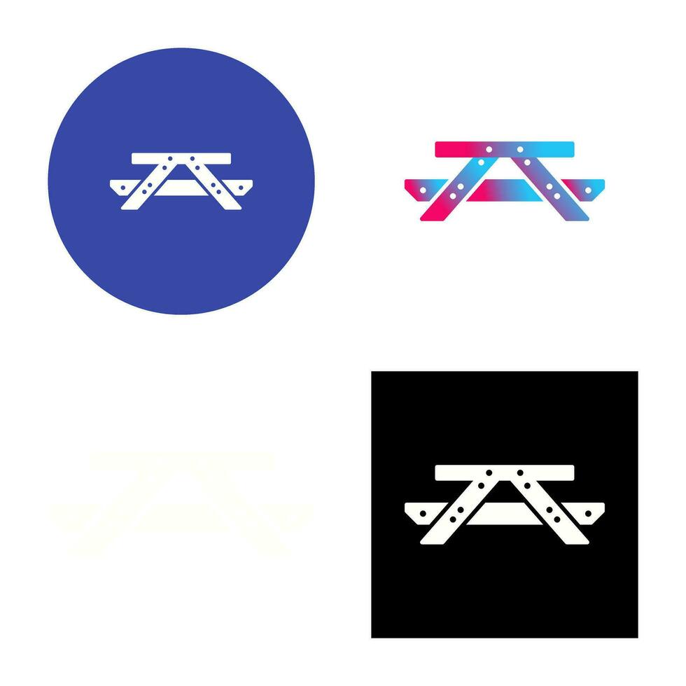Picnic of Table Vector Icon