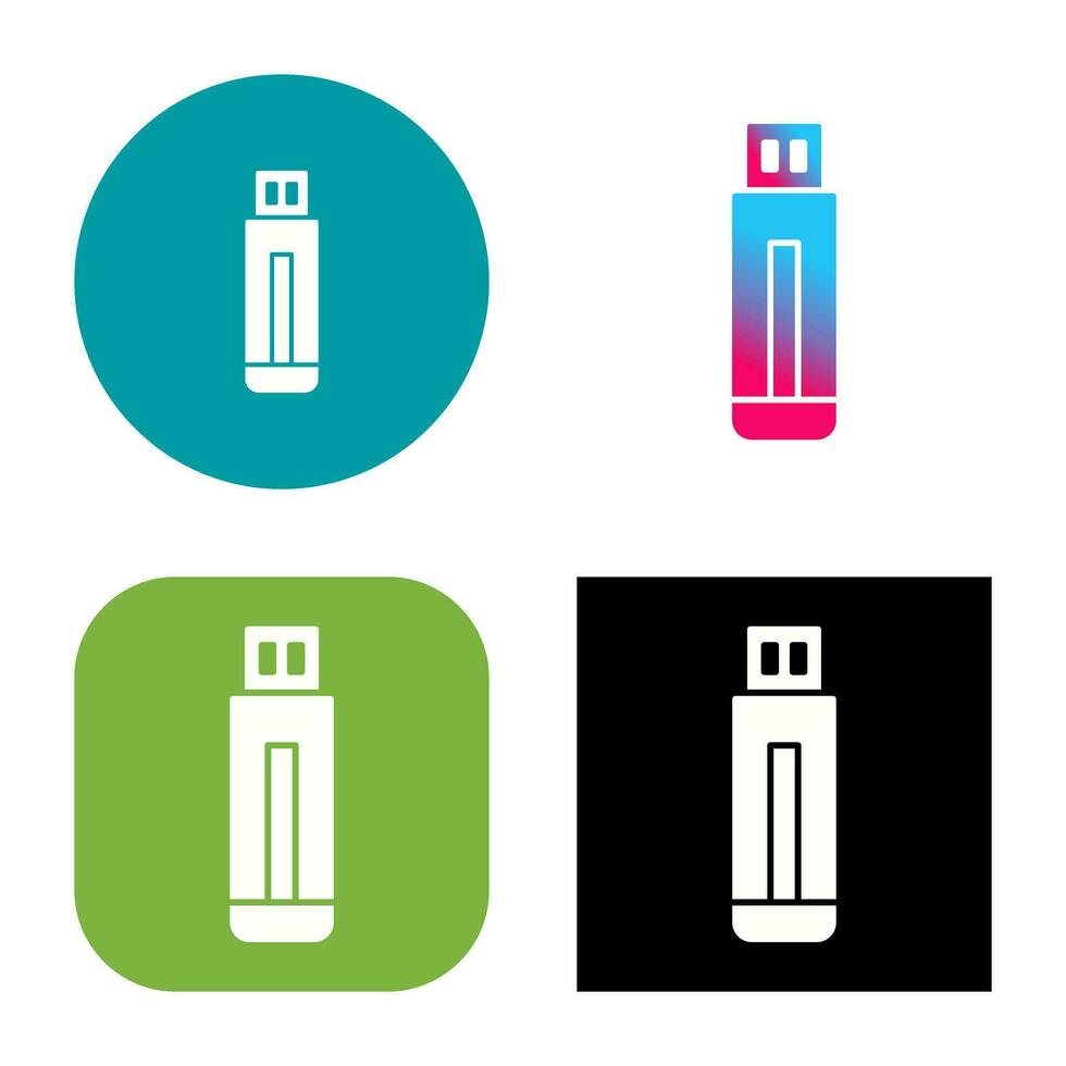 USB Drive Vector Icon