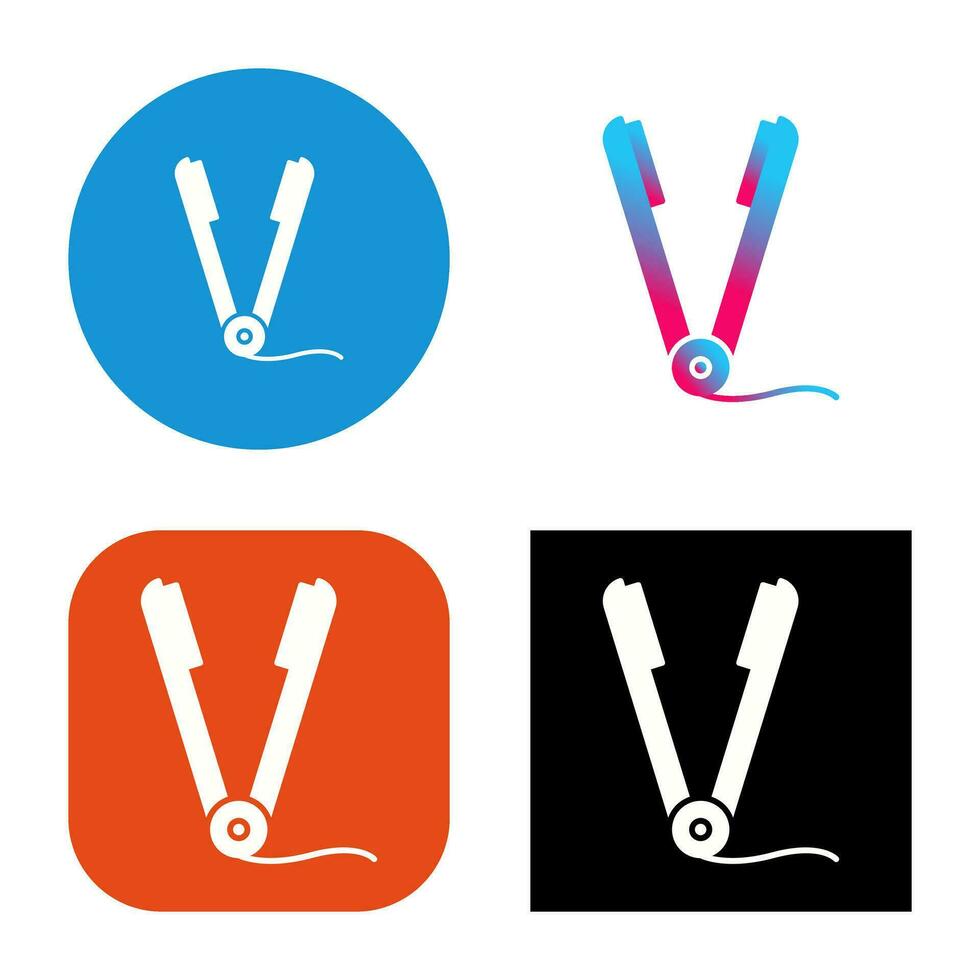 Straightener Vector Icon