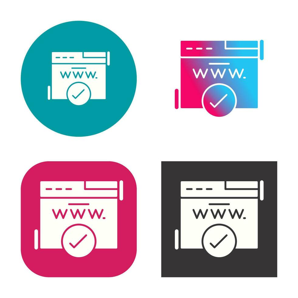 Domain Vector Icon