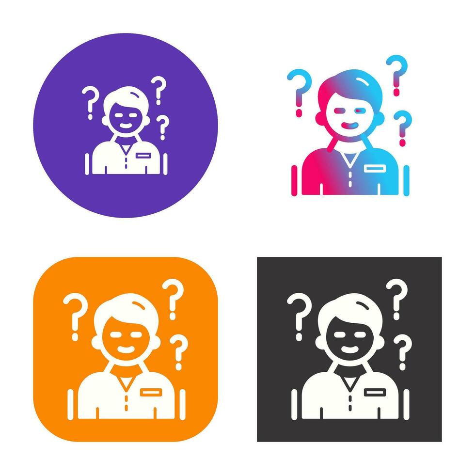 Confuse Vector Icon