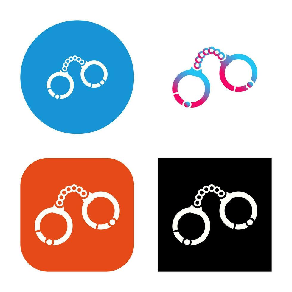 Handcuffs Vector Icon