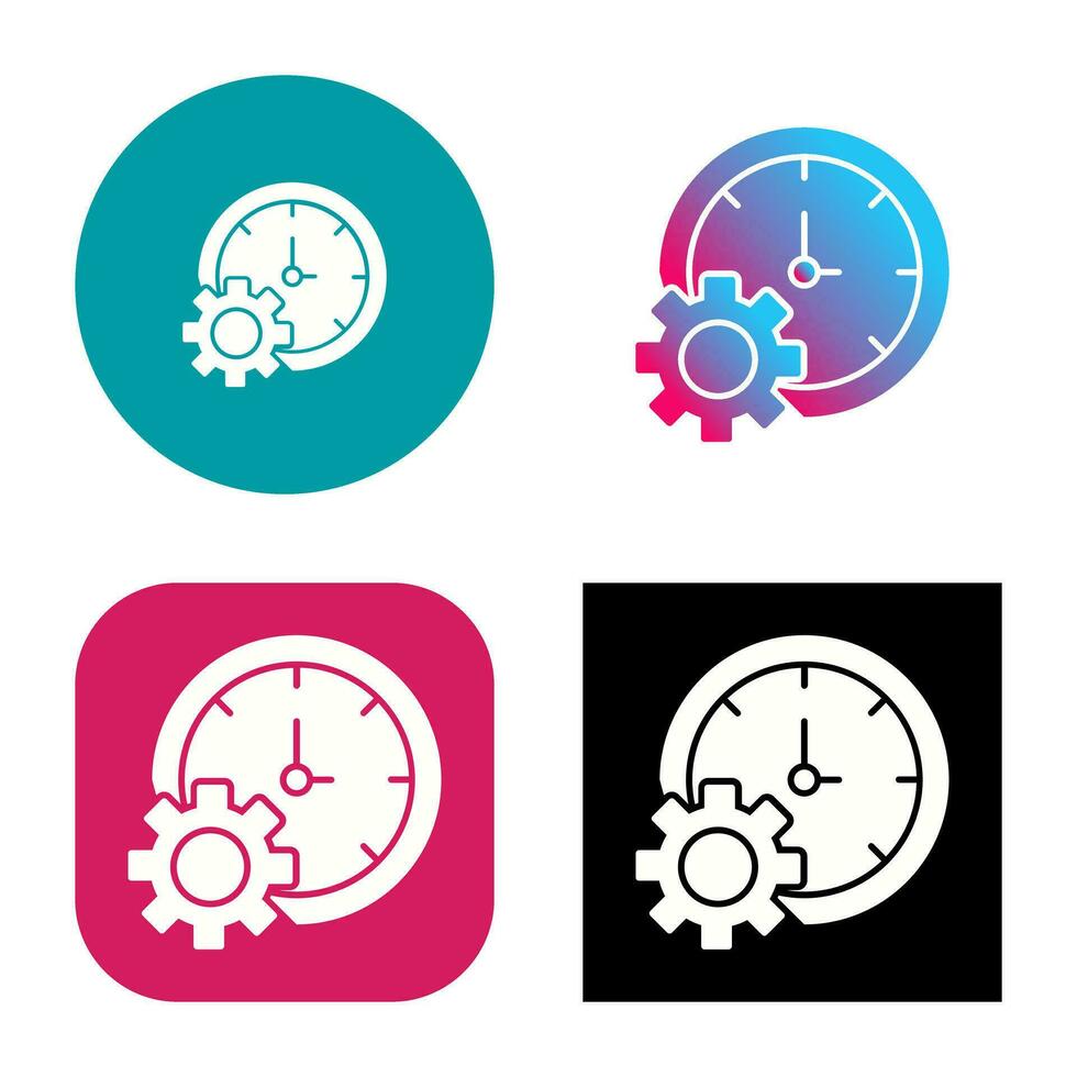 Time Setting Vector Icon