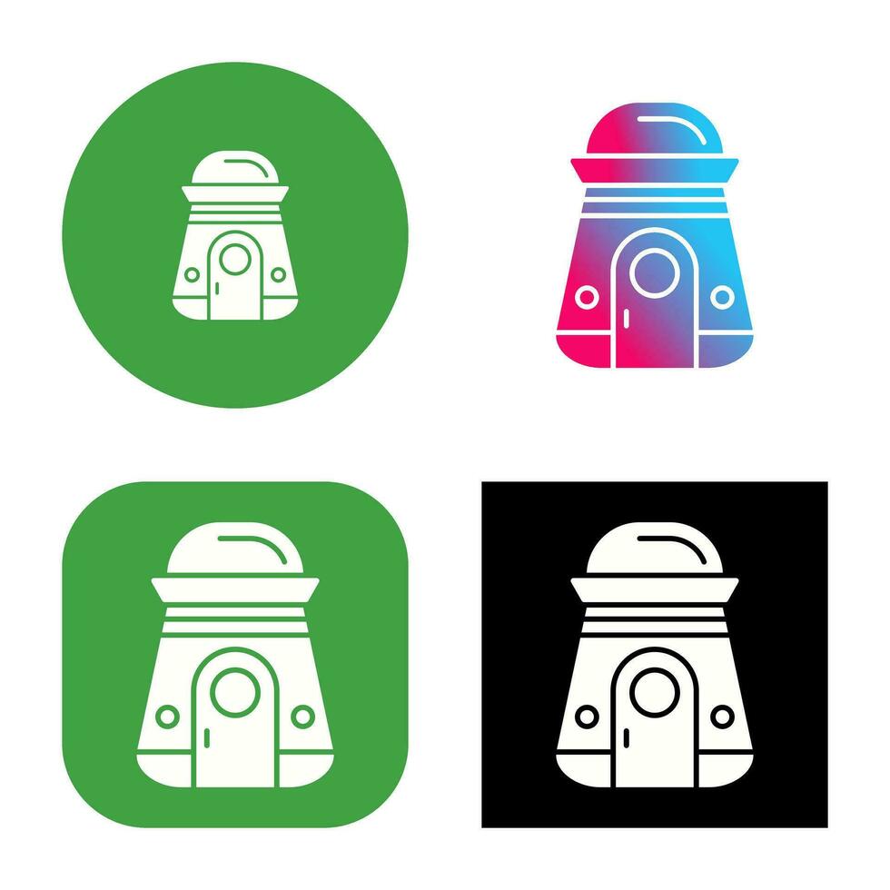 Space Capsule Vector Icon
