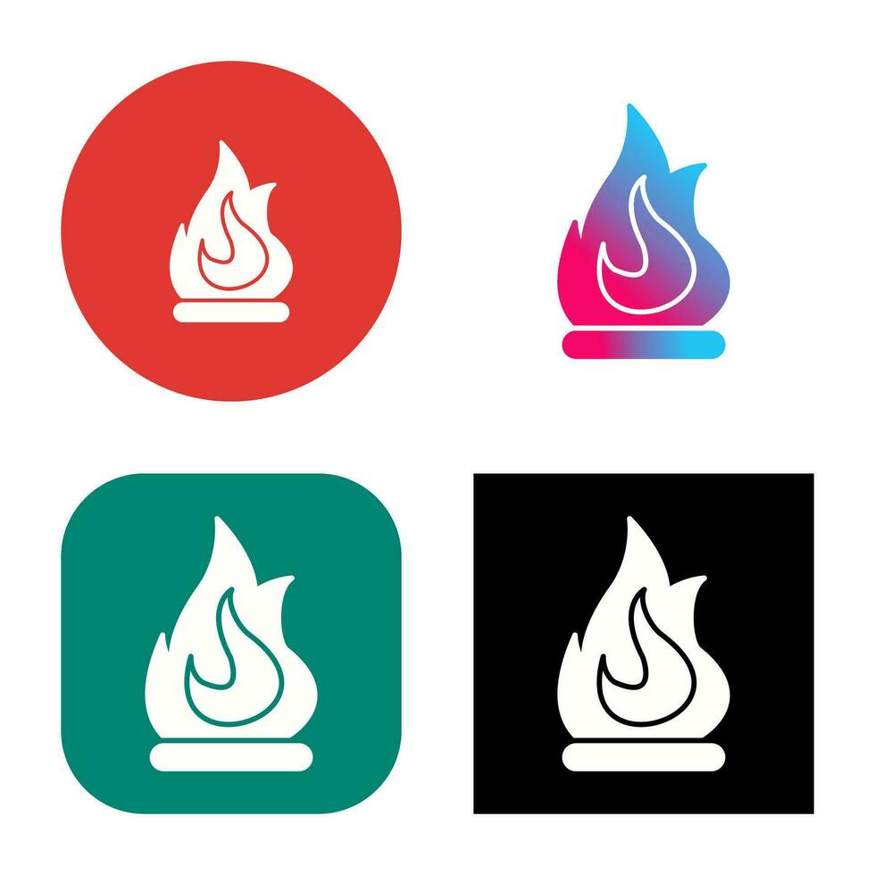 icono de vector de fuego