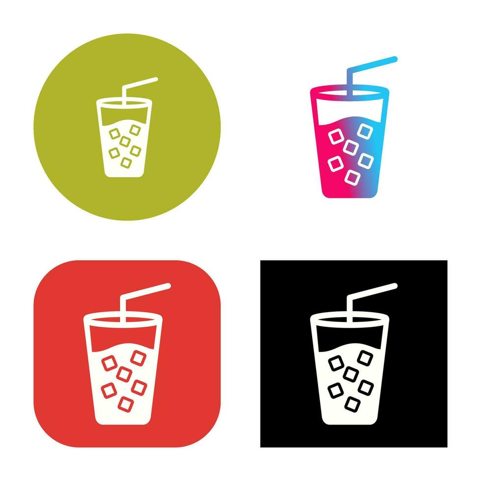 Cold Drink Vector Icon