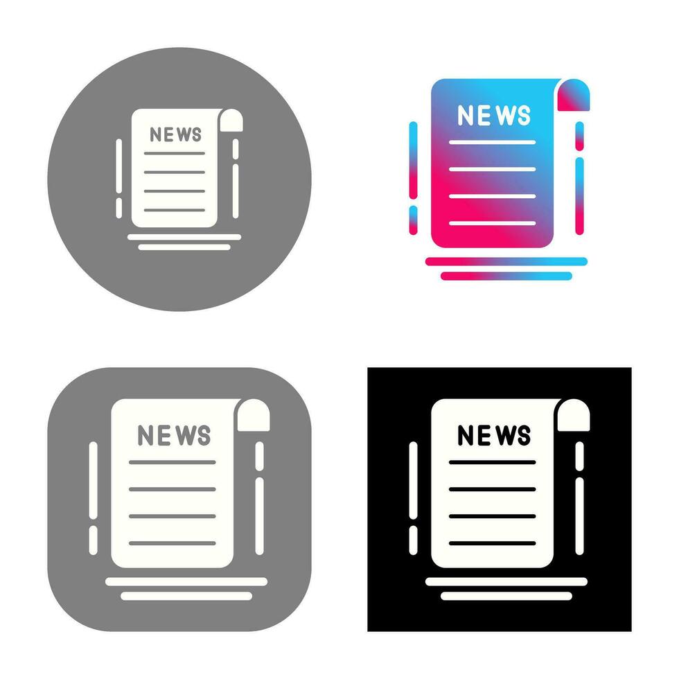 News Vector Icon