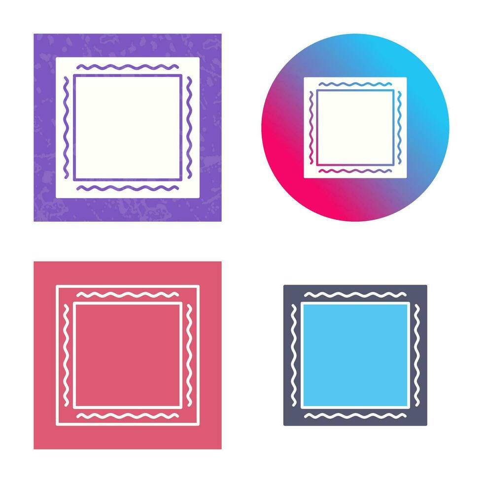 Unique Frame Vector Icon