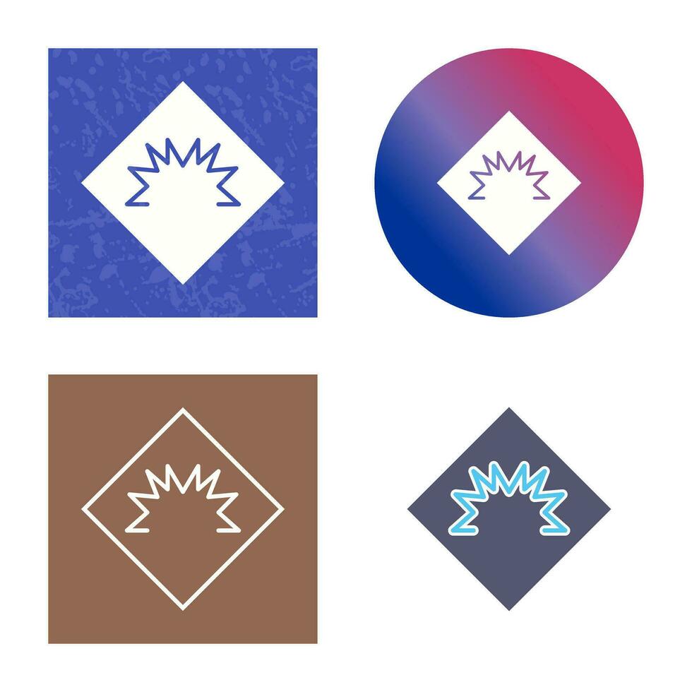 Danger of Welding Flash Vector Icon